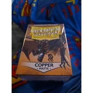 Dragon Shield - 100 Standard Sized Card Sleeves - Copper - Matte